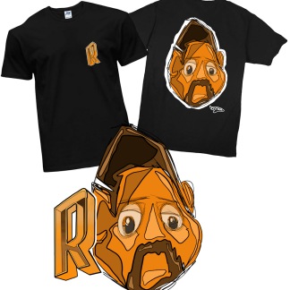 Tshirt Zwart - Design Tristan